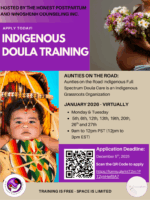 Indigenous Doula Training - VIRTUAL Workshop